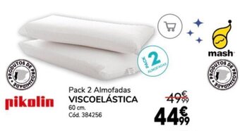 Conforama Pack 2 Almofadas Viscoelástica 60cm promoção