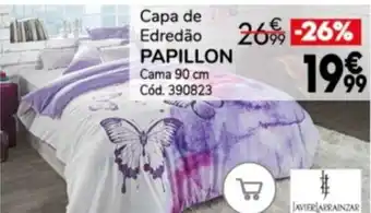 Conforama Capa de Edredão Papillon 90cm promoção