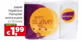 Bolama Papel Higiénico Pampilar Extra Suave c/12 rolos promoção