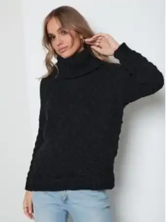 Camisola gola alta com dobra malha de fantasia