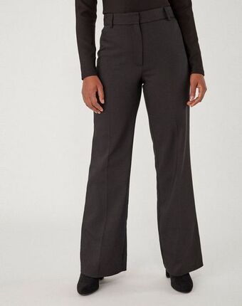 Naf Naf Pantalón de vestir color negro promoção