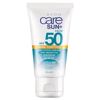 Creme solar de rosto sem óleo fps 50