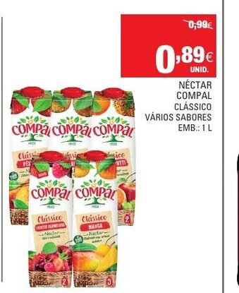 Continente Néctar Compal 1L promoção