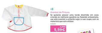 Toys R Us Creamania - avental de pintura promoção