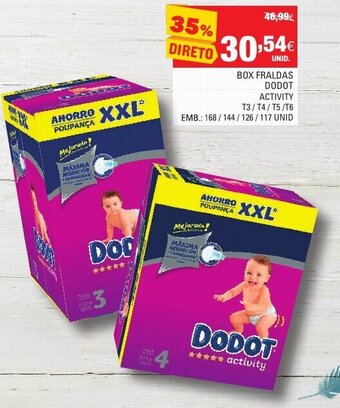 Box Fraldas Dodot