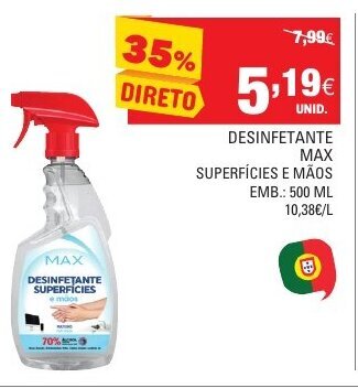 Desinfetante Max 500ml