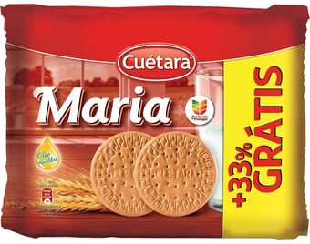 Bolacha maria cuétara pack+ 33% grátis 4x200 g