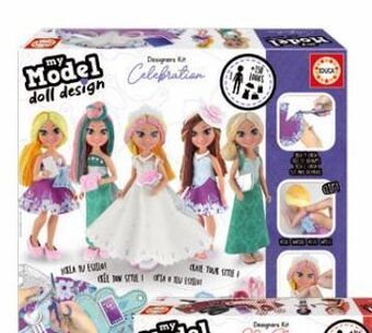 Toys R Us Educa borrás - boneca my model doll design celebration promoção
