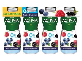Auchan Bifidus líquido activia promoção