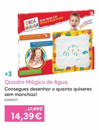 Toys R Us Creamania - quadro mágico de água promoção
