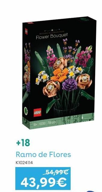 Toys R Us Lego creator - bouquet de flores - 10280 promoção