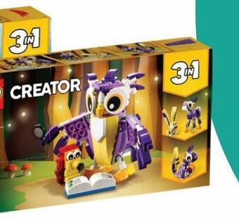 Toys R Us Lego creator - criaturas imaginárias da floresta - 31125 promoção