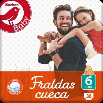 Fraldas cueca auchan baby
