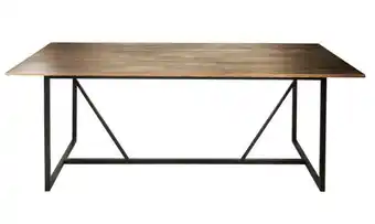CASA Solid mesa preto, castanho promoção