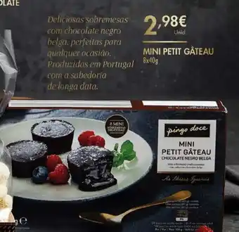 Pingo Doce Mini Petit Gêteau 8x40g promoção