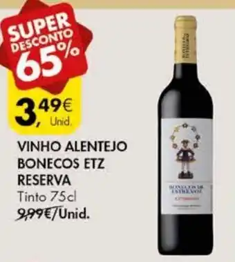 Vinho Alentejo Bonecos ETZ Reserva 75cl