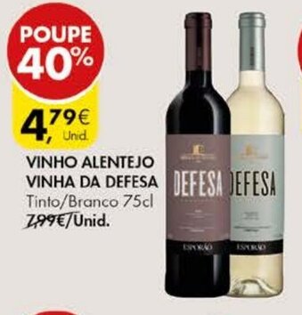 Vinho Alentejo Vinha da Defesa 75cl
