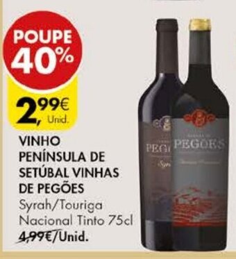 Vinho Península de Setúbal Vinhas de Pegões 75cl