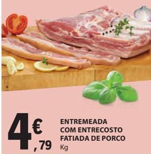 E.Leclerc Entremeada com entrecosto fatiada de porco kg promoção