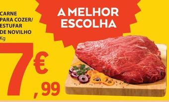 E.Leclerc Carne para cozer/ estufar de novilho kg promoção