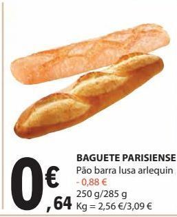 E.Leclerc Baguete parisiense 250g promoção