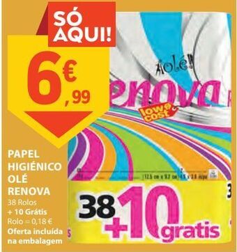 E.Leclerc Papel higienico ole renova promoção