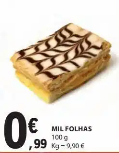 E.Leclerc Mil folhas 100g promoção
