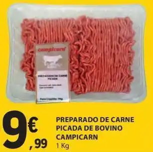 E.Leclerc Preparado de carne picada de bovino campicarn kg promoção
