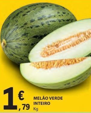 E.Leclerc Melao verde inteiro kg promoção