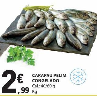 E.Leclerc Carapau pelim congelado promoção