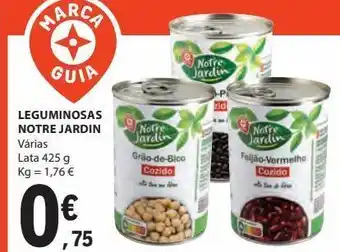 E.Leclerc Leguminosas notre jardin 425g promoção
