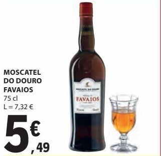 E.Leclerc Moscatel do douro favaios 75cl promoção