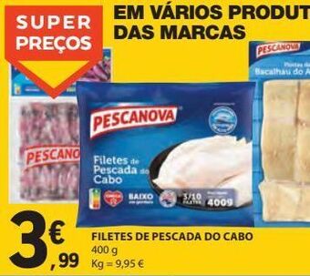 E.Leclerc Filetes de pescada do cabo 400g promoção