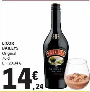 E.Leclerc Licor baileys 70cl promoção