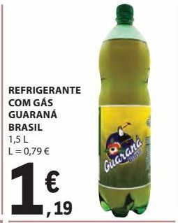 E.Leclerc Refrigerante com gàs guaranà brasil 1.5l promoção