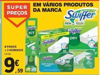 E.Leclerc 8 panos +3 húmidos unid. promoção