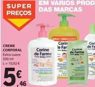 Creme corporal 500ml