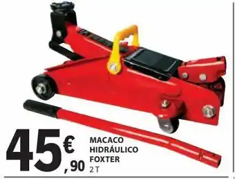 E.Leclerc Macaco hidráulico foxter promoção