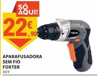 E.Leclerc Aparafusadora sem fio foxter promoção