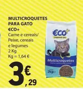 E.Leclerc Multicroquets para gato eco+ 2kg promoção