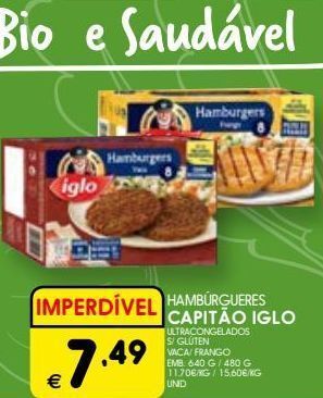 Meu Super Hambúrguer iglo promoção