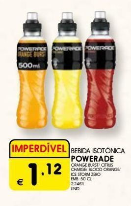 Meu Super Bebida isotónica powerade promoção