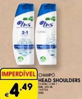 Shampoo head & shoulders