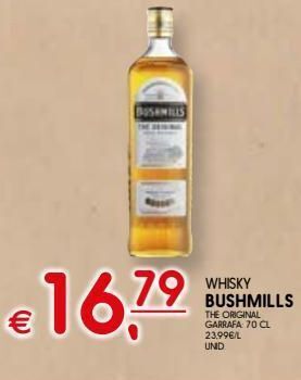 Meu Super Uísque bushmills promoção