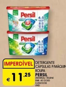 Meu Super Detergente em cápsulas persil promoção