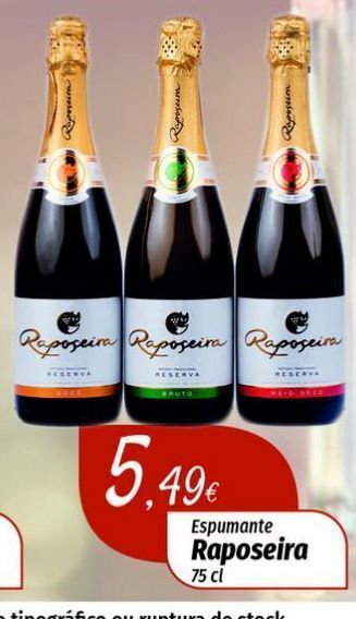 Miranda Supermercados Espumante raposeira promoção