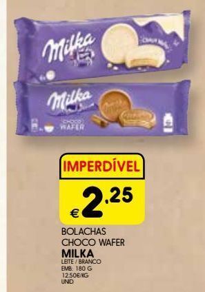 Meu Super Wafers milka promoção
