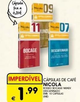 Meu Super Cápsulas de café nicola promoção