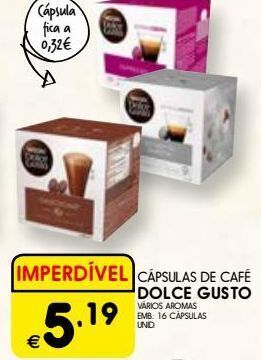 Meu Super Cápsulas de café dolce gusto promoção