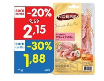 Minipreço Presunto nobre promoção
